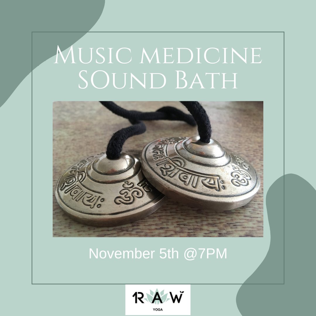 1RawYoga's tweet photo. Join us this Friday at 7 PM for a cleansing Music Medicine Sound Bath!
💫
Nurture your inner music by signing up at https://t.co/gteENZBX4Q https://t.co/8u5sjnPU0n