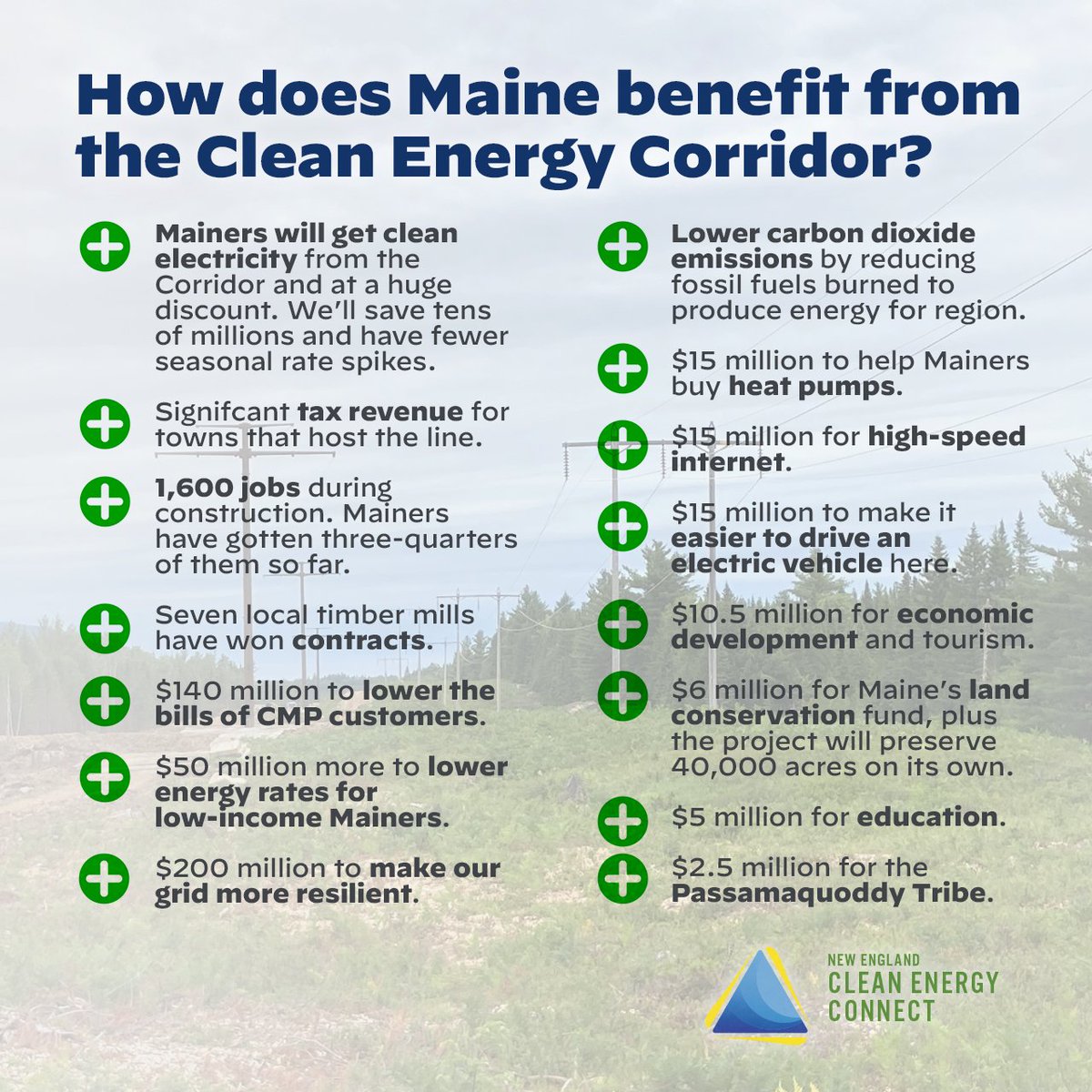 How does #Maine benefit from the Clean Energy Corridor? #mepolitics