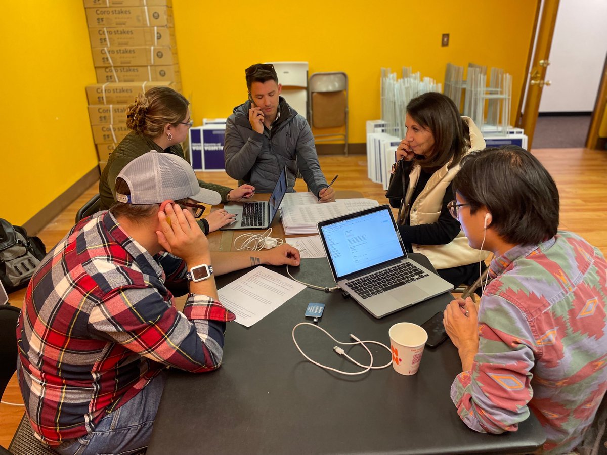 Until the end, we’ll be encouraging people to make their voices heard. The polls close at 8 PM — remember, if you’re in line at 8 they can’t turn you away! Happy voting!