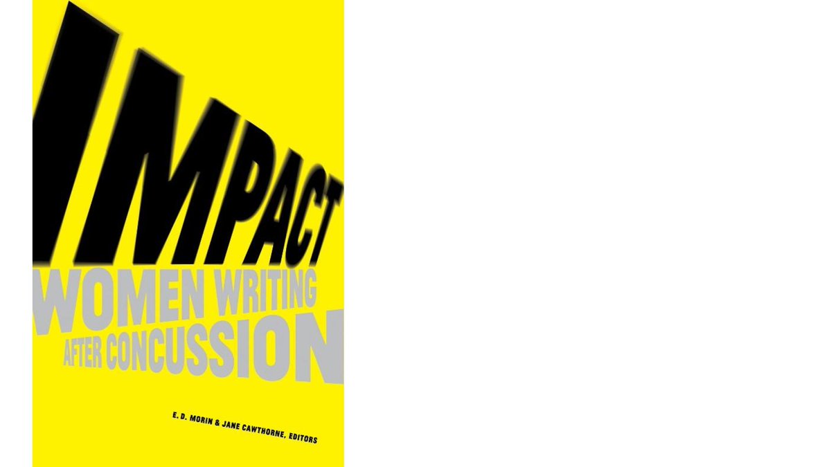 UAlbertaPress's tweet photo. “I am a woman who holds her head slightly off centre, always comes alone, is relearning most things.” – Kyla Jamieson 

IMPACT: WOMEN WRITING AFTER CONCUSSION
Event, Nov 10 at 7 pm MT: https://t.co/yscHukhHOW 

@kyjamieson @theresaboyle 
#TowerCard #Impact #startingover https://t.co/FgDmTDsYup