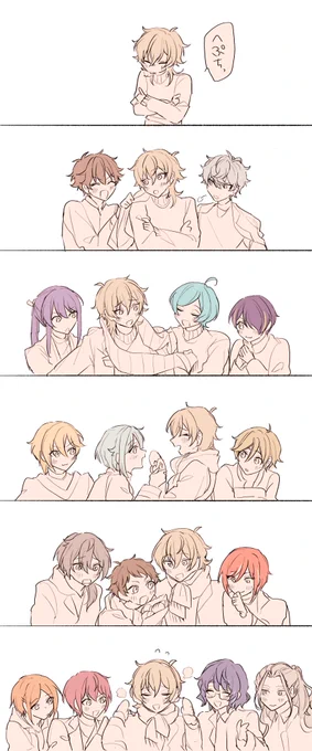 去年のリテイク!どうしても描き直したくて…おめでとう!!🎉🎉🎉

#羽風薫誕生祭2021 