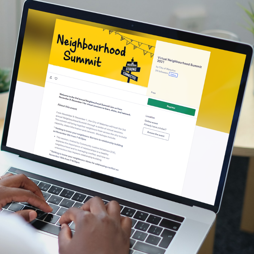 citywaterloo's tweet photo. We are pleased to invite the community to the 3rd annual Neighbourhood Summit. This virtual event is informative and inclusive, and brings neighbours together to learn, share information and network. Read the media release for details. #neighbourloo https://t.co/VP8odwVBAL https://t.co/Ui5QHTKBS4