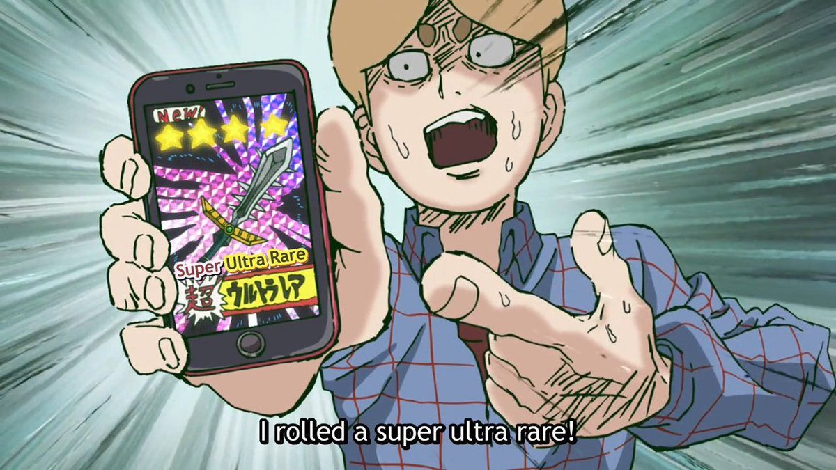 Crunchyroll's tweet photo. RT this for good gacha luck (via @MobPsychoOne) https://t.co/WENPjz0io5
