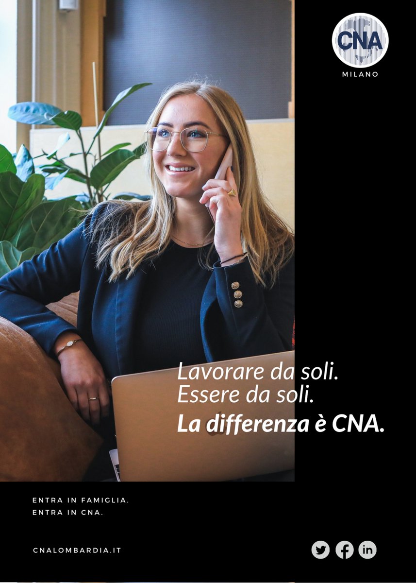 Lavorare da soli VS essere da soli. La differenza è CNA.
👥 Siamo un’associazione di imprenditrici e imprenditori. Da oltre sessant’anni lavoriamo per dare voce alla tua voce, rappresentando i tuoi interessi sui tavoli istituzionali e molto altro.