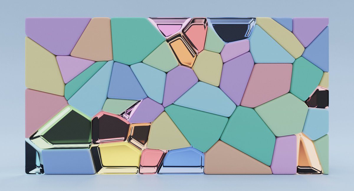 pissang1's tweet photo. More voronoi. Added corner radius #webgl #generativeart https://t.co/xdwPgyM46o