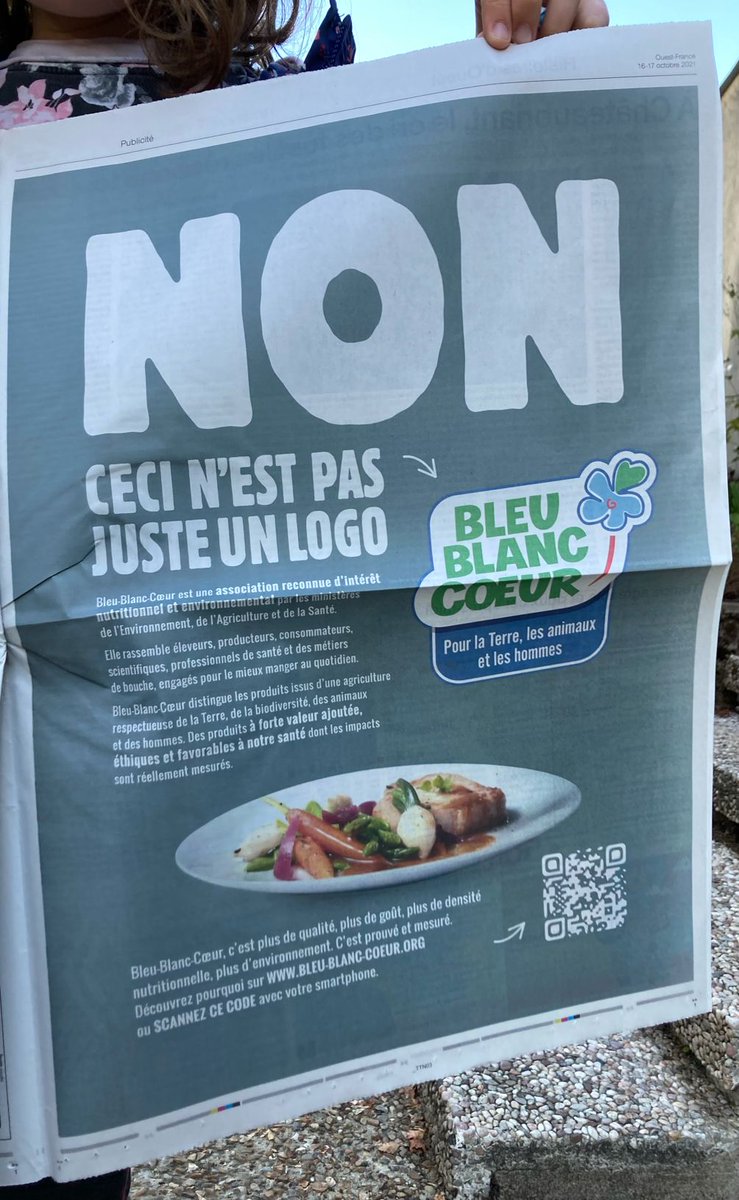 BleuBlancCoeur's tweet photo. 📰 Si vous avez déjà repéré cette campagne, c'est normal 😊 ! Elle a été diffusée ces dernières semaines dans 57 titres de #Presse Quotidienne Régionale couvrant tout le territoire ! https://t.co/eSMYwgvBTD