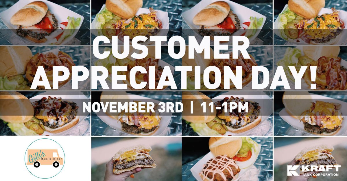 KraftTankCorp's tweet photo. Join us tomorrow for Customer Appreciation Day in Odessa! - https://t.co/m8T40TxqHN https://t.co/k6OqHmKGbj