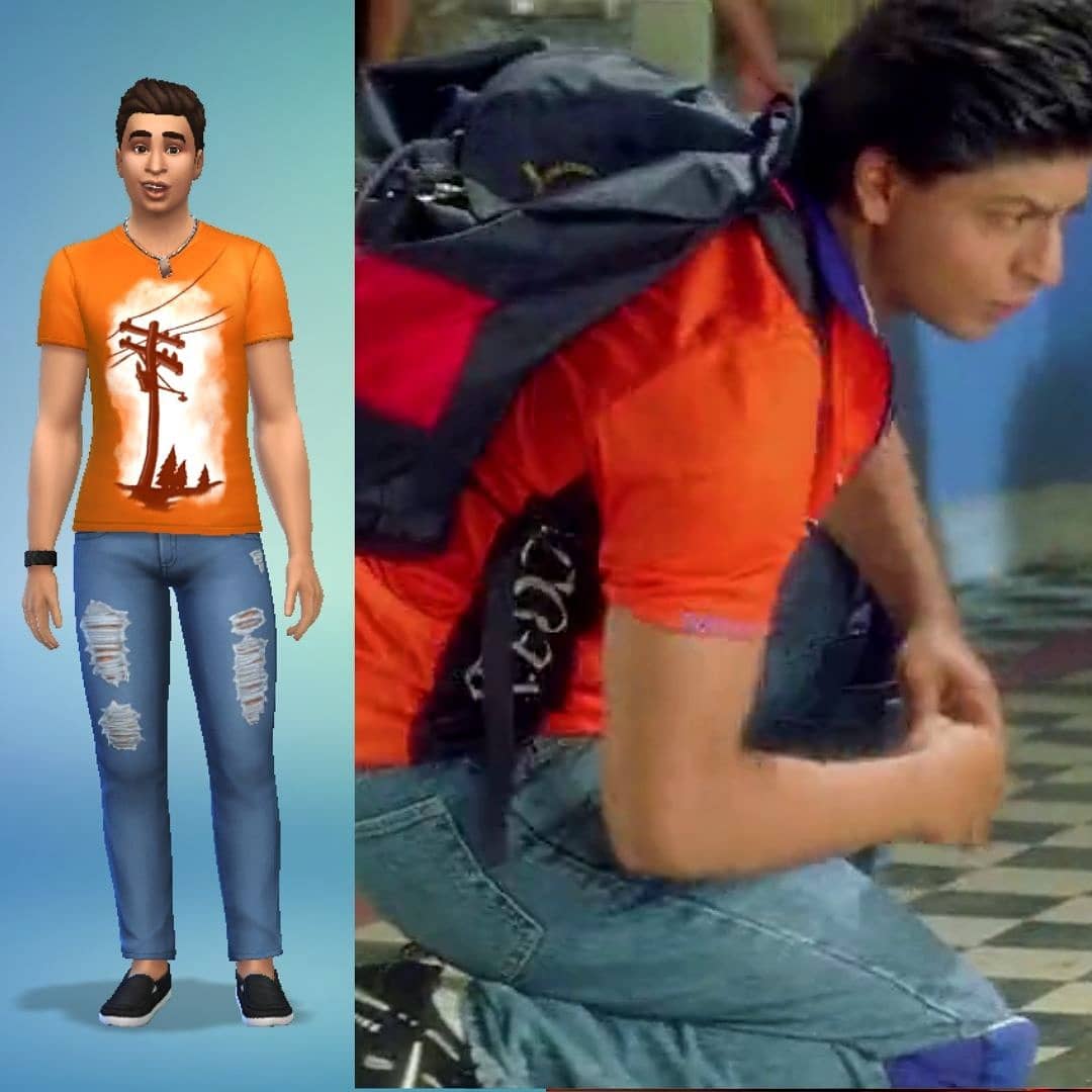 kritikasims's tweet photo. 👇Some more looks of Rahul from #kuchkuchhotahai that I made in #TheSims4 game #ShahRukhKhan 🎸🏀💜 #HappyBirthdaySRK #HappyBirthdayShahRukhKhan #ShahRukhKhanBirthday #SRK56 #SRKDay #SRKBirthday @iamsrk https://t.co/kdUQQ9pni0