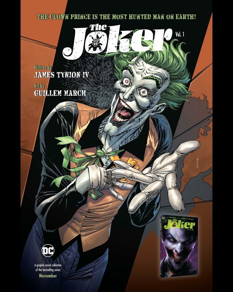 EXTRA, EXTRA! #TheJoker HC Vol.1 is out today! What a good occasion to make a visit to your favorite #comics shop! Colors from the image by @arifprianto.arf #DCcomics @dccomics #comicbooks #Prince of #Crime #Clown #Batman #Joker instagr.am/p/CVxsGQ9Mhrf/