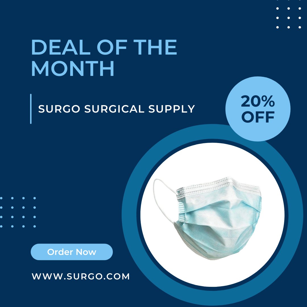 SurgoSurgical's tweet image. All month long you can get 20% off our PRIMED Level 3 Procedure Earloop Face Mask! To view this ongoing promotion, see hubs.ly/H0-r7Pf0. #level3mask #earloopmask #facemask #mask #medicalsupplies