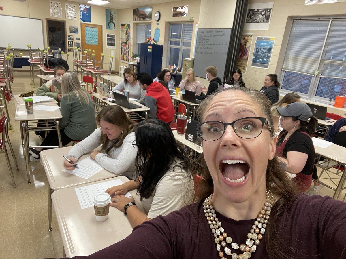 angardner06's tweet photo. So excited to learn together with Fairfield language department in a collaborative professional development experience, today! #collaboration #BetterTogether #FairfieldPride https://t.co/Pp60fwCdnj