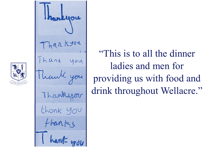 WellacreAcademy's tweet photo. We're proud to share Lowry students' words of recognition and thanks!
#HalfTermHero #Lowry #ThankYou https://t.co/Uy9Ym28zm8