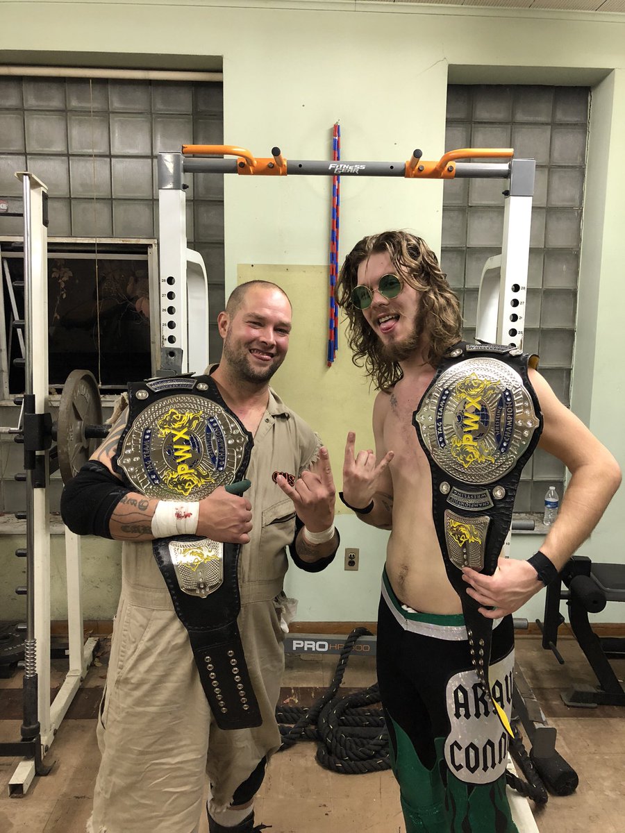 Did some ask for new PWX tag team champions #indiewrestling #prowrestling #welcometothemoshpit