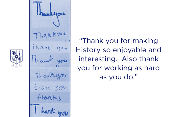 WellacreAcademy's tweet photo. We're proud to share Lowry students' words of recognition and thanks!
#HalfTermHero #Lowry #ThankYou https://t.co/32CIYqIbJ5