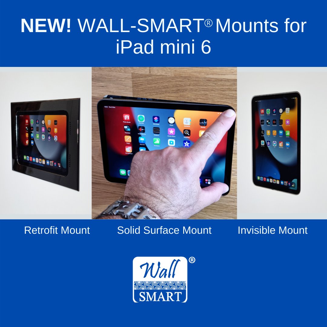 WallSmart_Ltd's tweet photo. "Mega powered and mini-sized, the new Apple iPad mini 6 has all the "magic of iPad in the palm of your hand." But what if you want all the magic of the iPad mini in-wall? #ipadminimount #apple #applieipad #invisiblemount #flushmount #flushmounts #avnews #wallsmart #iPadMini6 https://t.co/ooT1jCOo0c