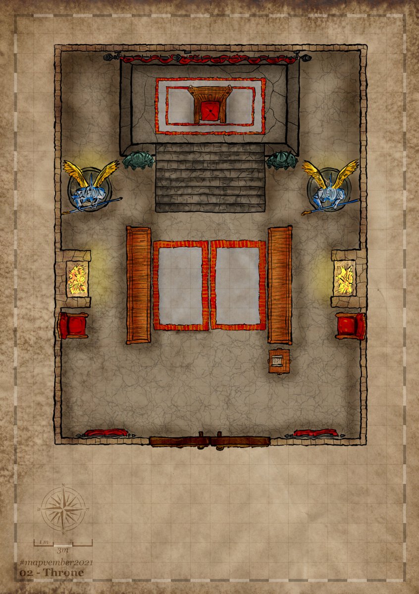 #mapvember2021 - 02 - Throne #mapvember #map