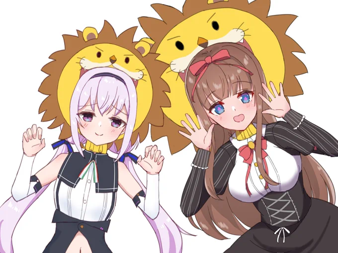 おそろい!🦁
#ピノの自由帳  #ちぇり絵 