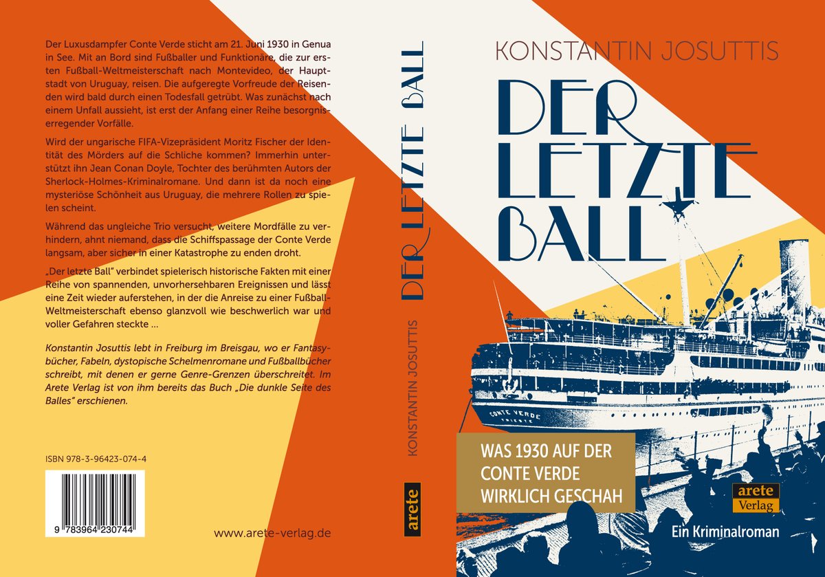 arete_verlag's tweet photo. Wir erweitern unser Programm um ein Genre: #Krimi! Ein historischer #Roman, der auch mit #Fußball zu tun hat. Ein 408 Seiten starker Schmöker, der pünktlich zu #Weihnachten erscheint.
#FIFA #FIFAWeltmeisterschaft #Uruguay #WM1930 https://t.co/3Wl4d2udU2