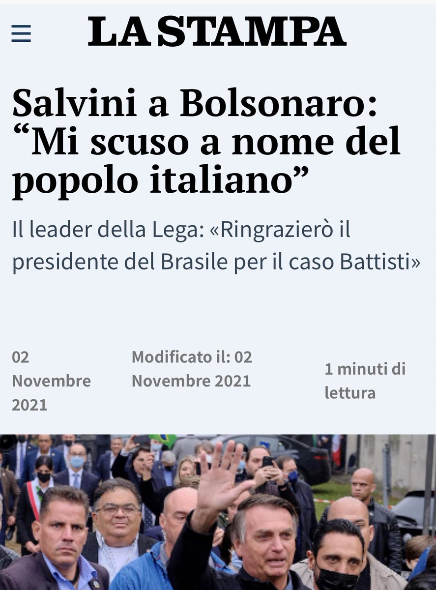 AnnaDalloca's tweet photo. Considerato il personaggio  #Bolsonaro, accusato, tra le altre cose, di crimini contro l’umanità, direi #NotInMyName https://t.co/dSpSzrtWbD