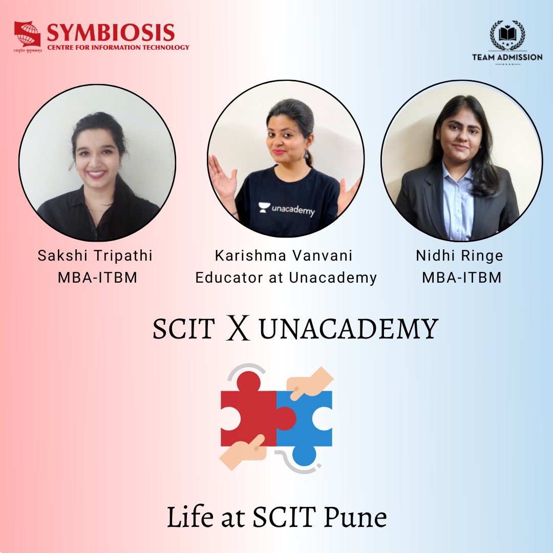 MBA_SCIT's tweet photo. The Admission Committee presents to you the second episode of Webinar Series "Life At SCIT " in partnership with Unacademy which gives aspirants a gist about infrastructure and campus life.
Link for Youtube - https://t.co/kvHMZ1nob3
#Unacademy #SCIT #LifeAtSCIT https://t.co/4mtJ7xZ30h