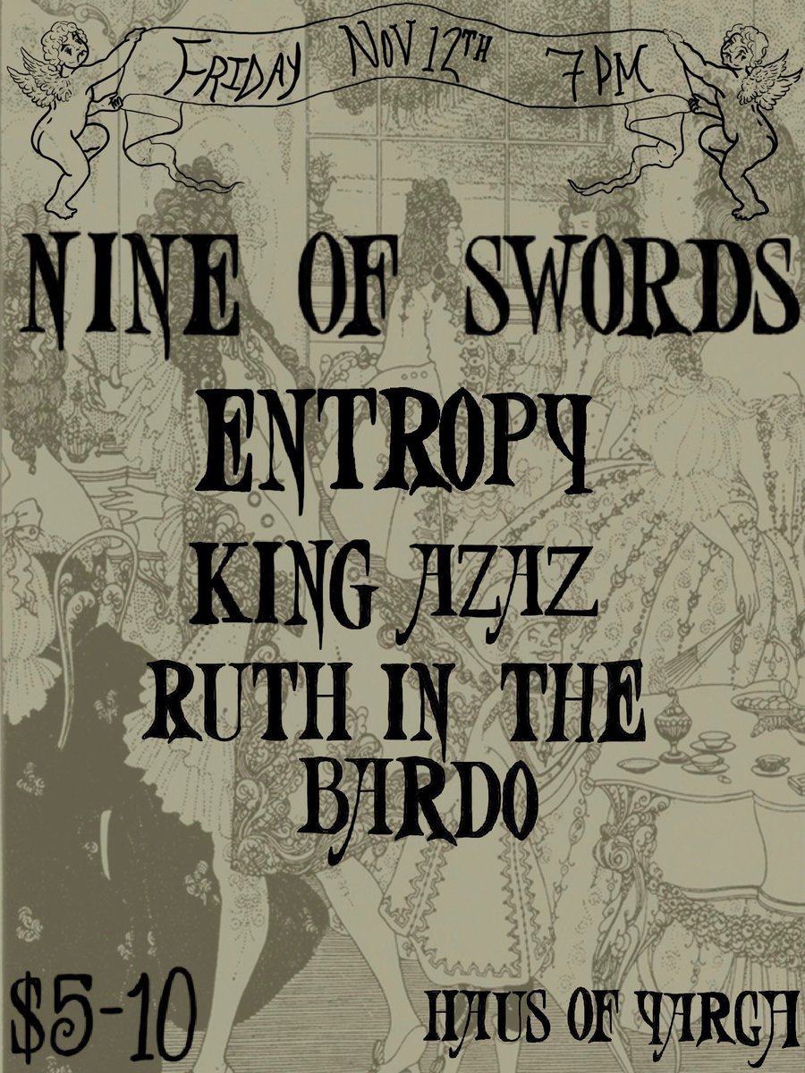 EntropyNY's tweet image. Ripping a couple of ______ with our pals in @9OSBand next weekend. This is our first time playing Philly and NYC (especially BK/Queens) in quite sometime so come out and get ________ with us. (Fill in the blanks yourself in the replies)