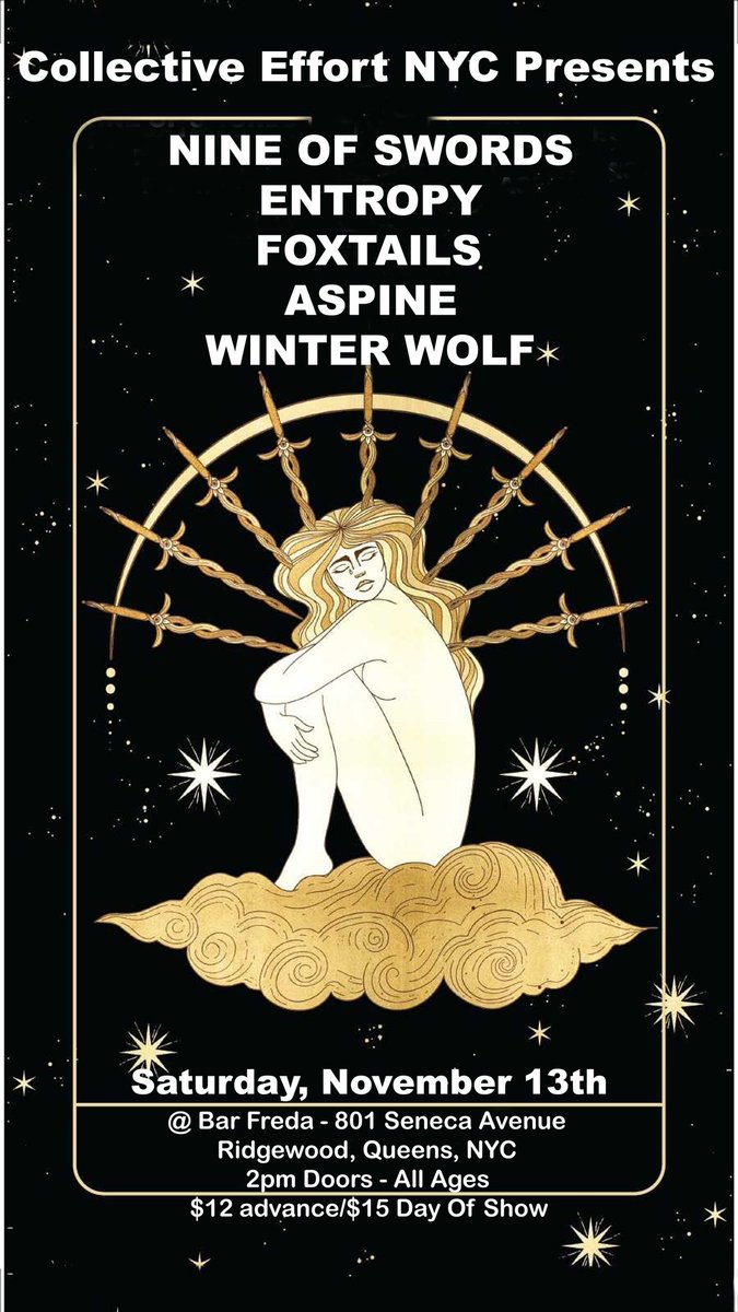 EntropyNY's tweet image. Ripping a couple of ______ with our pals in @9OSBand next weekend. This is our first time playing Philly and NYC (especially BK/Queens) in quite sometime so come out and get ________ with us. (Fill in the blanks yourself in the replies)