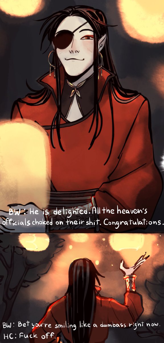 Malinelel's tweet photo. !book 3 spoilers!

Report😏

#tgcf #hualian https://t.co/QYcD0B0wIp