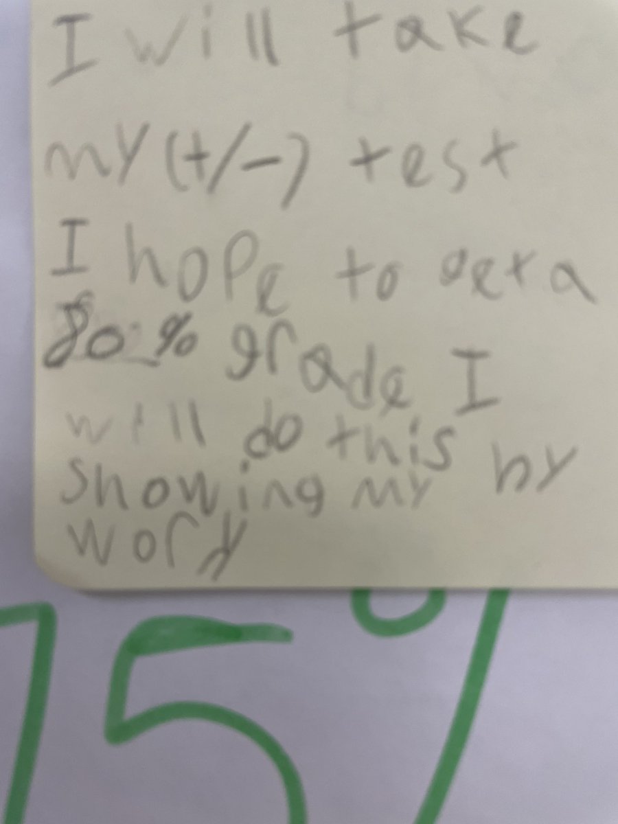 NISDCarlosCoon's tweet photo. Goals are set and #CCNation3rd is ready for their math unit test! @CGibson128 @MarkGarcia0569 @DawnRoseNISD #MoreChoicesOutstandingTeachersExceptionalEducationForAll https://t.co/5CWfqVNzdr
