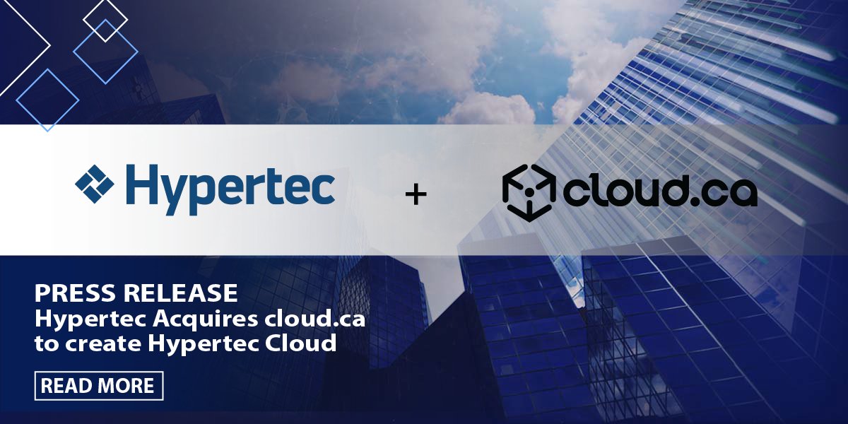 CiaraTech's tweet image. PRESS RELEASE: Hypertec Acquires cloud .ca and creates new business unit Hypertec Cloud. 

Read more to find out what that means for your Cloud Operations: hubs.ly/H0-thC_0

#newbusiness #announcement #newnews #technews #pressrelease #ITnews #cloudservices #cloudsolution