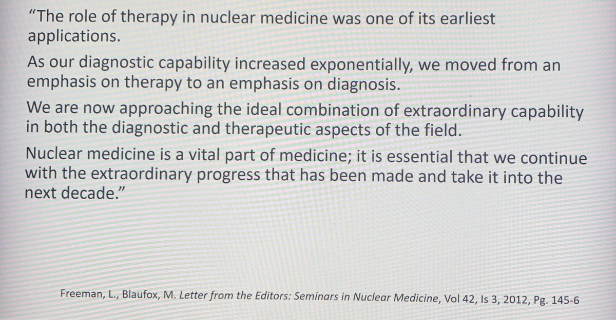 AVenkatesanMD's tweet photo. Enjoyed a very nice talk on #Theranostics by my @MDAndersonNews Nuclear Medicine colleague,Dr. Lesley Flynt @FlyntLesley, at the @GCC_TI Translational Imaging Conference on Future trends in Quantitative and Theranostic Imaging.Congratulations @FlyntLesley.#WomenInSTEM #RadTwitter https://t.co/3KcGxw4oCL
