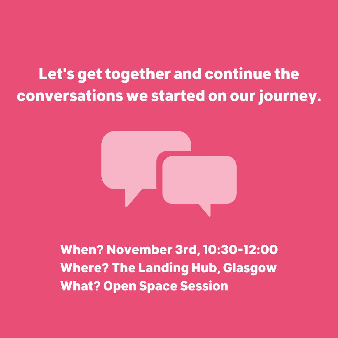 What happens on the climate train doesn't stay on the climate train! Join us tomorrow (3.11) at 10h30 at the Landing Hub in Glasgow to continue the conversation #COP26