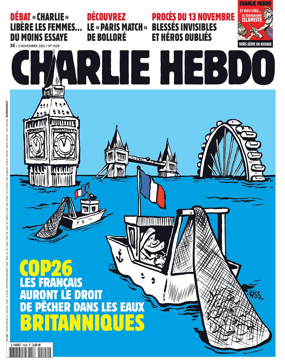 La nouvelle résolution de la #COP26 ! 

Retrouvez : 

👉 Ultradroite : le facho qui voulait prendre l'Élysée
👉 Pour une fin du monde connectée
👉 Le Paris Match de Bolloré

En vente demain !