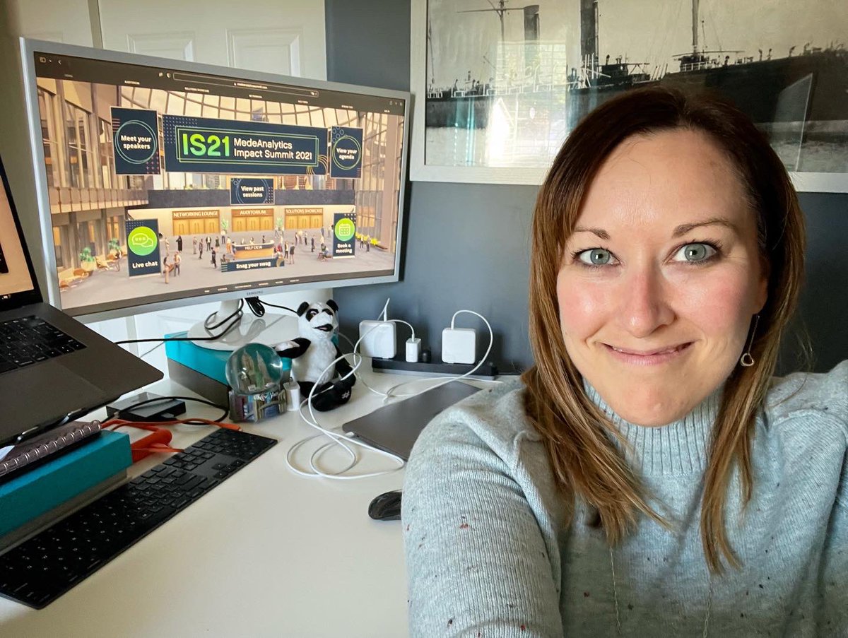 CarynTomer's tweet photo. Our flagship client event is happening now, and I’m so proud of all the hard work my team has put in to make this a first class, virtual experience. 

#MedeMarketeers for the win! I’m so thankful to get to work everyday with such a stellar and talented group. #IS21 https://t.co/WqS6hu7F7f