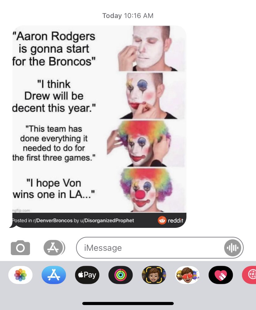 morgan_dean2's tweet photo. What my coworker sent me this am… 🤡🥲 https://t.co/XedH6NQDJp