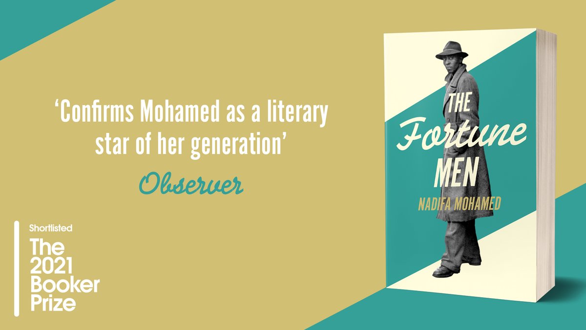 VikingBooksUK's tweet photo. Tonight the winner of 2021's @TheBookerPrizes will be announced, and we are keeping our fingers crossed for Nadifa Mohamed's (@thesailorsgirl) #TheFortuneMen. Good luck!

#TheFortuneMenToWin  #2021BookerPrize https://t.co/L2AgzEoELY