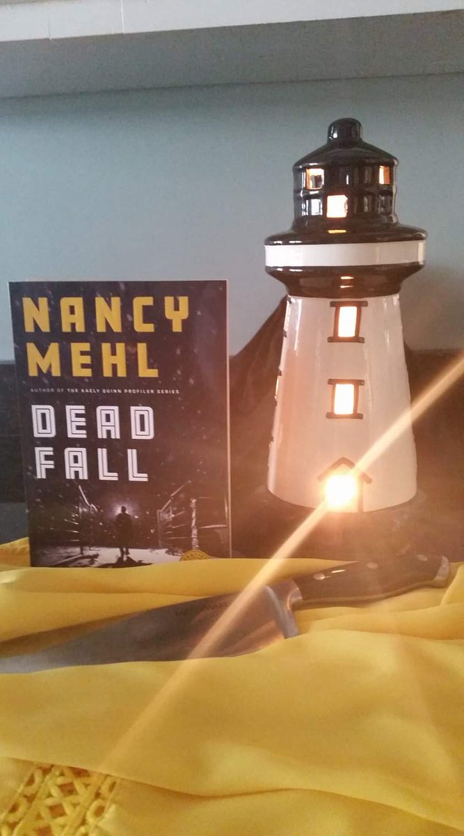 It's release day for Nancy Mehl's riveting new Christian fiction suspense, Dead Fall! As per usual when making a photo of Nancy Mehl's novels, I creep my own self out! 😳 🔪

Now available on Amazon: amazon.com/gp/aw/d/076423…?