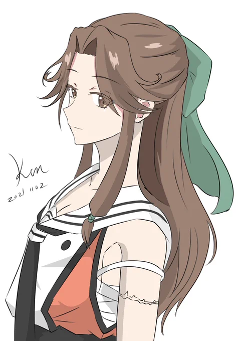 #艦これ版深夜の真剣お絵描き60分一本勝負
#艦これ版真剣お絵描き60分一本勝負_20211102 