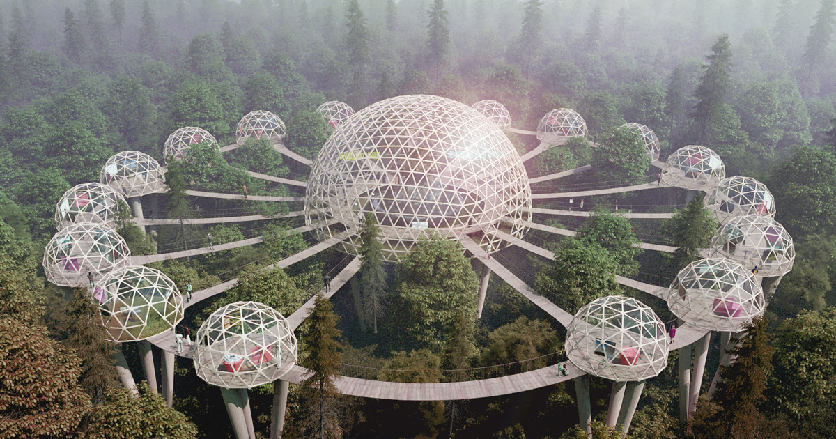 designboom's tweet photo. virtual dome-shaped pavilion for COP26 showcases examples of sustainable buildings
https://t.co/9V5Q6r2fku https://t.co/Y7eZ3Wb8wd