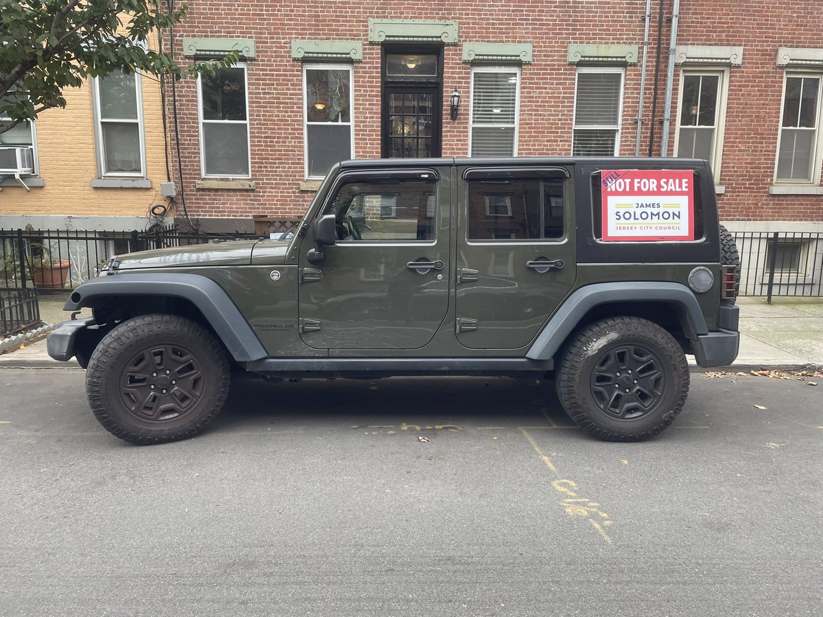 Wi11Power21's tweet photo. Election Day 2021. Let’s go Jersey City!! #Electionmobile https://t.co/X8wyOqUQdo