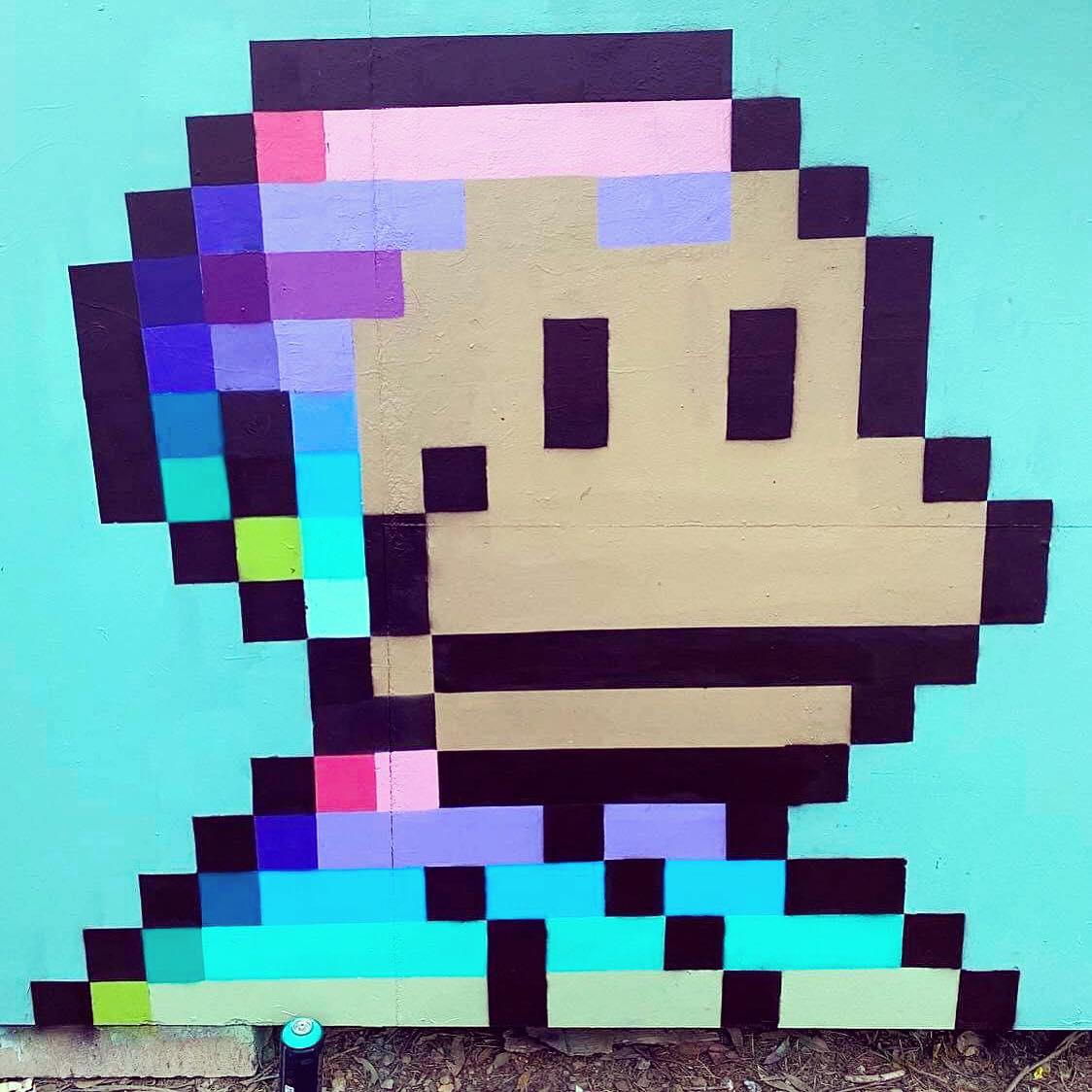 JustBrosey_'s tweet photo. @SolanaMBS @SolanaNews @thugbirdz @MonkeDAO @thugDAO @Pixeltoy @gaius1337 @SolanaNFT @SOLBigBrain @sainteclectic @holaplex @jules_dudko  A colorful past few days filling up the wall. Time to BUFF! Whats next?!🤔#NFTCommunity #solana #SolanaNFT #solananfts #pixelart #pixelartday https://t.co/5yJkxaMMbV