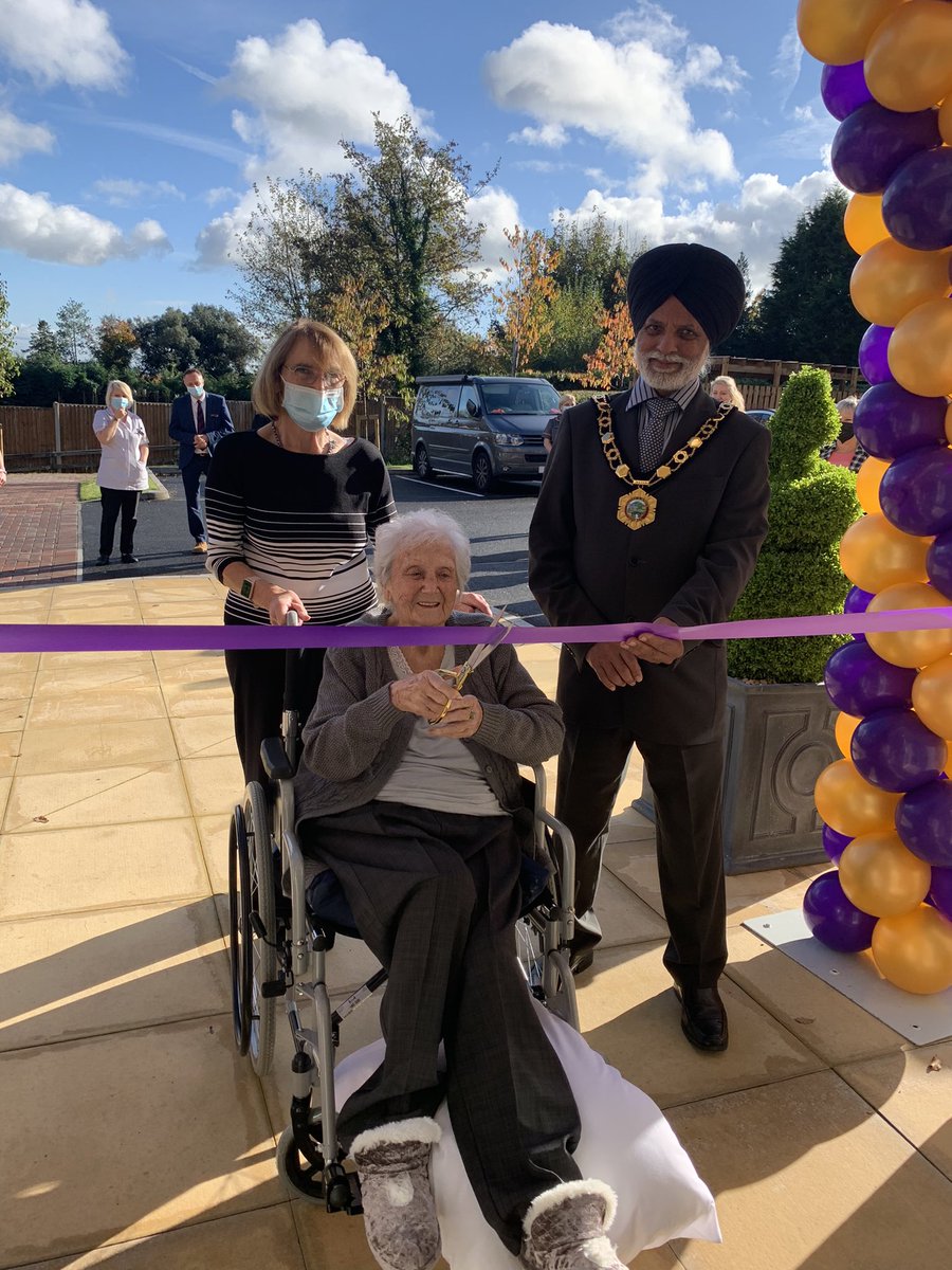 PriorsleeHouse's tweet photo. Today we held our very own Ribbon Cutting Ceremony to mark the homes opening within the community. 
We would like to also take this opportunity to thank The Mayor @TelfordWrekin and Lisa Courtney from the @alzheimerssoc who joined us to celebrate this very special day. https://t.co/LWMsHIVmYX