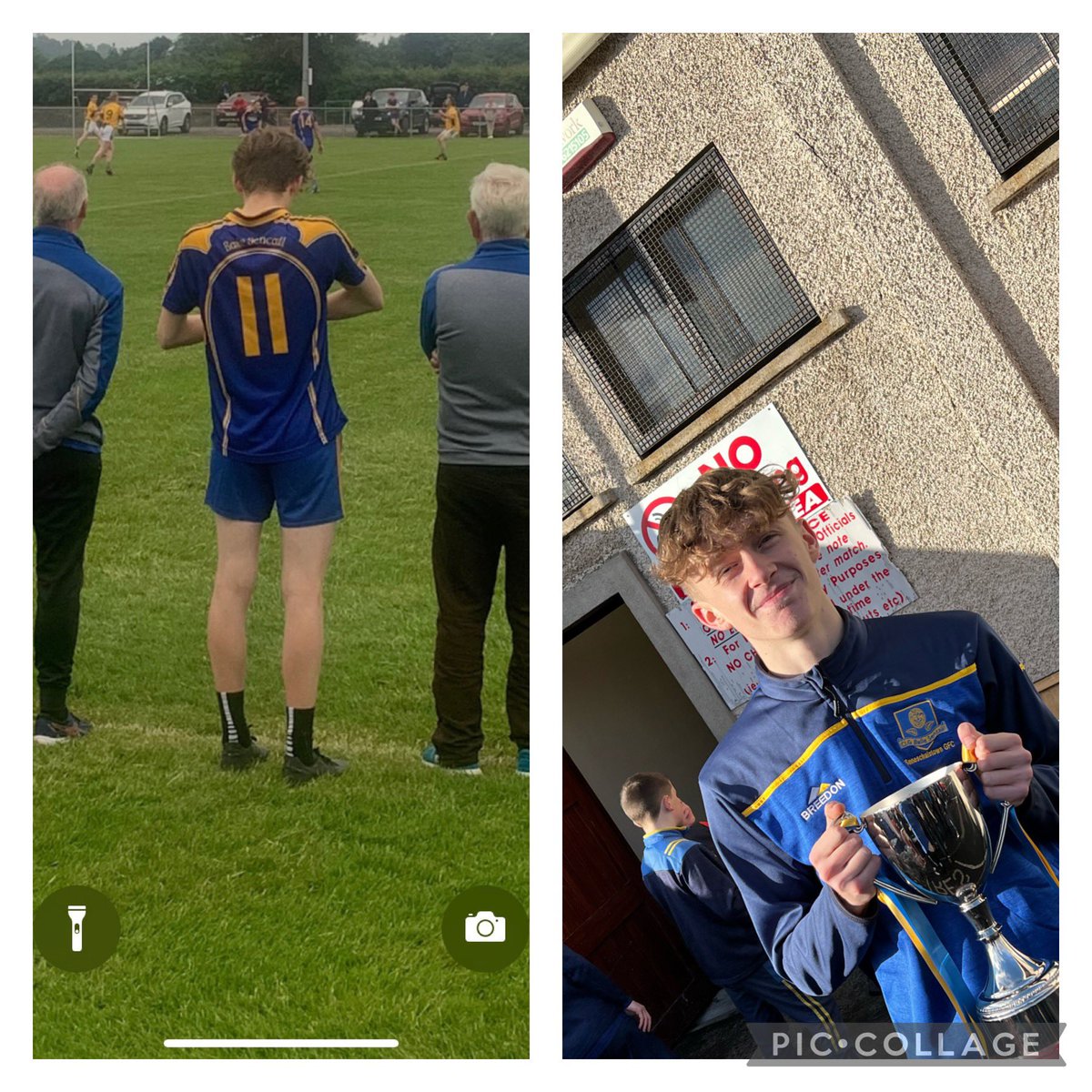 nigelmcevoy's tweet photo. How it started &amp; how it ended great year for the Junior C team - big thanks to the Mgt team Ian, Shane, Mick &amp; Frazer @SeneschalstownG https://t.co/KMNfk0jcT7