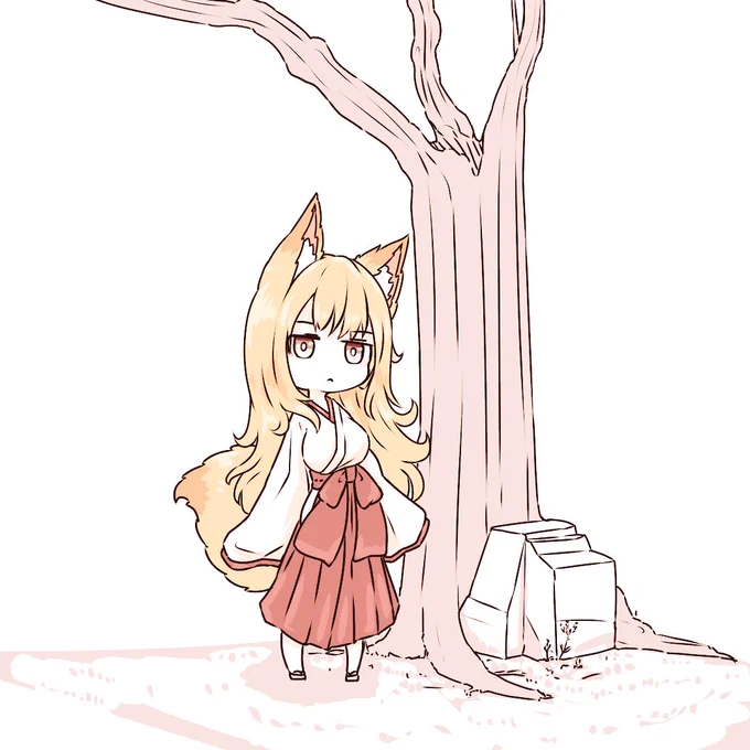 モブミニ狐さん。 