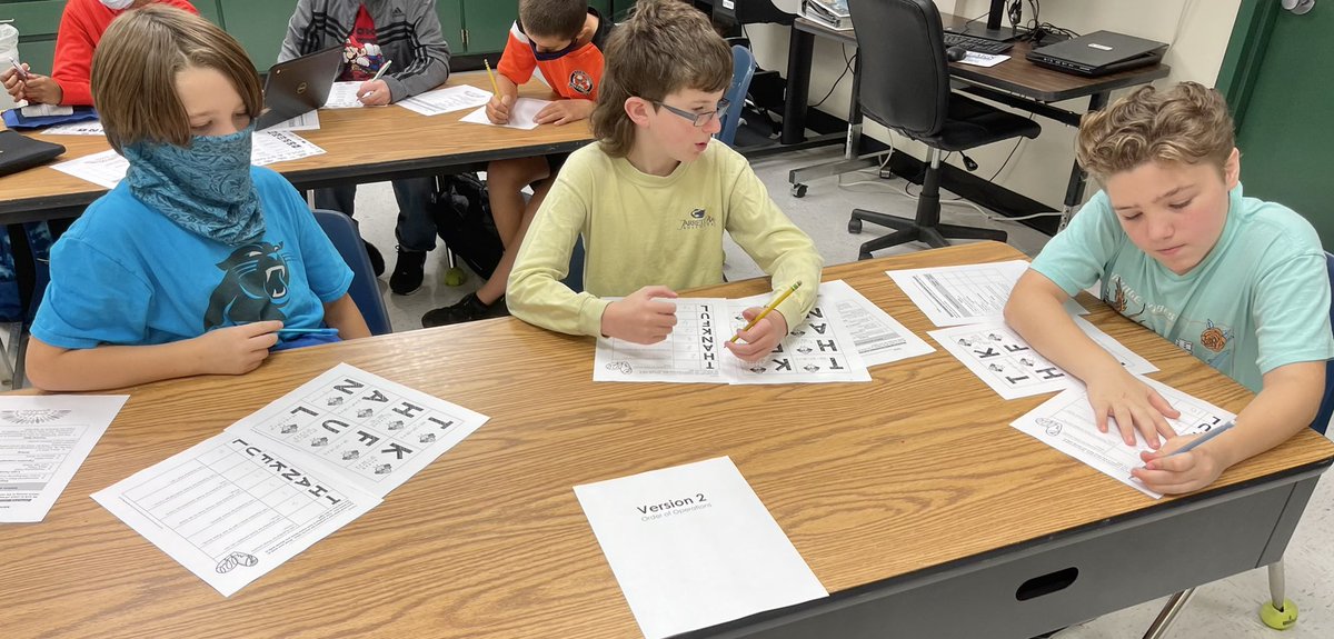 melodie_willis2's tweet photo. Beaufort Middle School 6th Grade AIG students rocking their “Thankful Stations” today! Strategy, problem solving, analytical reading, creative writing, etc. #CCPSgifted #BMSNCCHARGERS https://t.co/ky64JExEKb