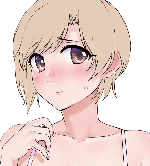 ペンの充電が切れそうなのであとで続き描く相葉の夕美ちゃん。ちょとえち。 