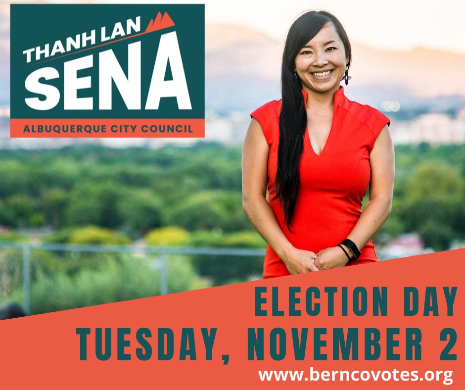 It's #ElectionDay! Make a plan to get to the polls before 7 p.m. berncovotes.org #Election2021 #EveryVoteMatters #abq