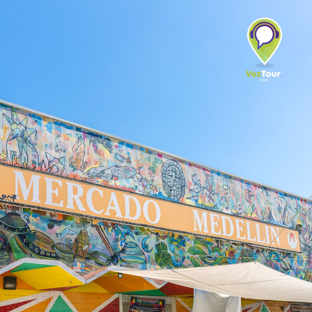 VozTourCDMX's tweet photo. Conociendo las Colonias #Roma #Condesa
Mercado #Medellín
Es considerado uno de los mercados más tradicionales en la Ciudad de México
Aquí podrás encontrar productos de países como Colombia, Cuba, Perú y Argentina; así como de Asia

No solo visites…#ViveCDMX con #VozTour https://t.co/6eQlivFrCn