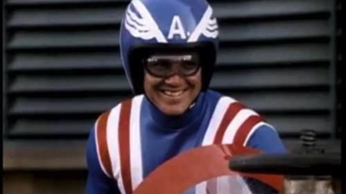 iused2watchthis's tweet photo. Our new episode is out! We watched the 1979 TV movie Captain America. It was…something! Check it out! https://t.co/vIcbnqAEPc #PodernFamily #podnation #podcastHQ #retropod #captainamerica #70sTV #superhero #Nostalgia #retro https://t.co/DHlZf5y7Q7