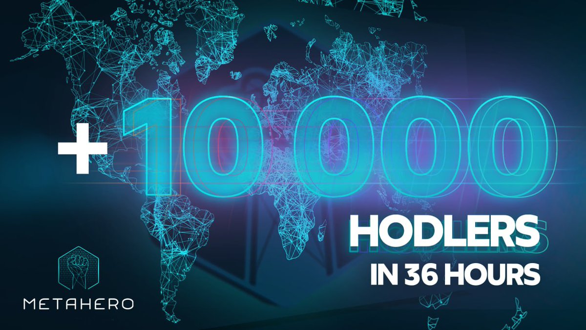 Metahero_io's tweet photo. 🔥 We've attracted 10,000 new HEROes in the last 36 hours!

We are the gateway into the #Metaverse. Join the revolution ✊🏼

#BeYourOwnHero https://t.co/Ijb5ZMXN8c