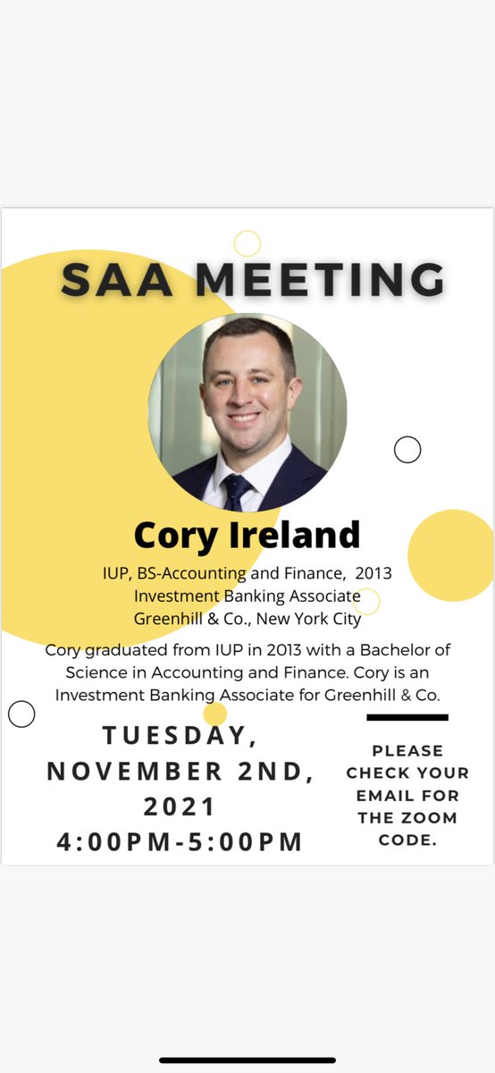 IUP Student Accounting Association tweet media
